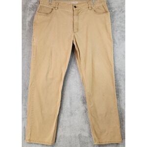 Carhartt Rugged Flex Pants Mens 40 x 32 Tan Relaxed Fit Canvas Work BN2517-M